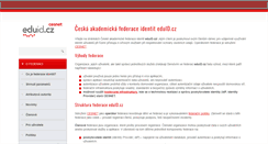 Desktop Screenshot of eduid.cz
