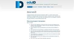 Desktop Screenshot of eduid.hu