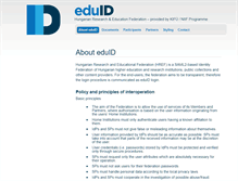 Tablet Screenshot of eduid.hu